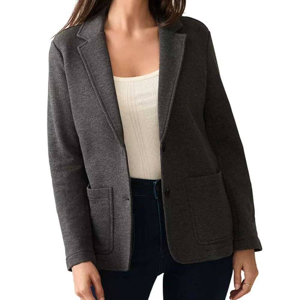 Faherty Dark Gray Blazer
